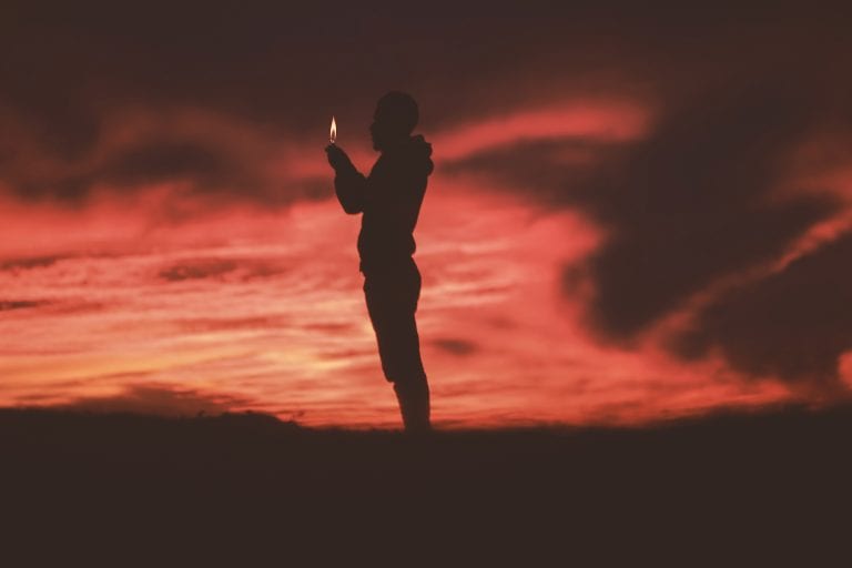 Fire walking teaches commitment