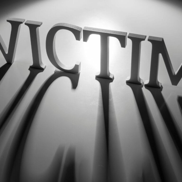 let go of victim mindset